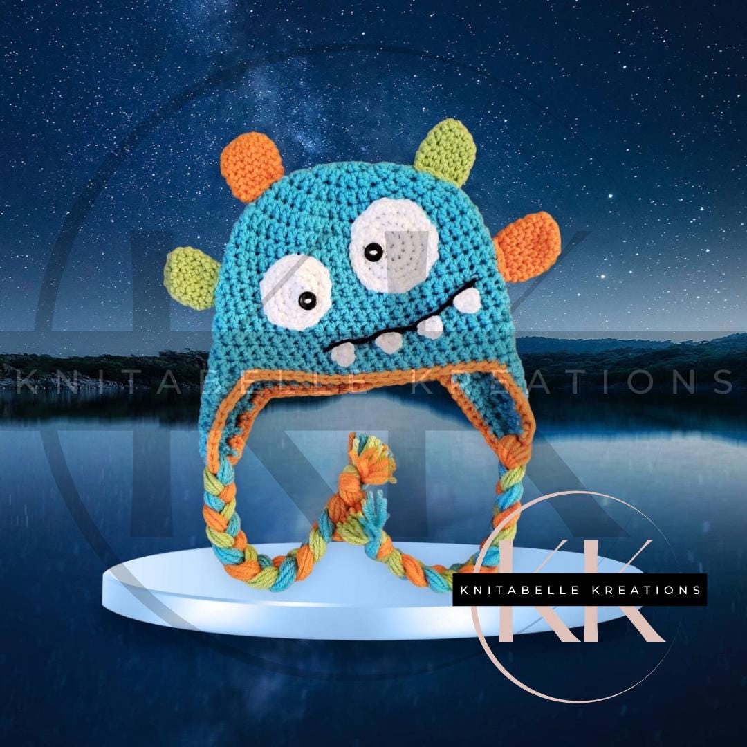 Alien Alien Crochet Hat UFO Hat for Kids Youth Hat Hat for Kids