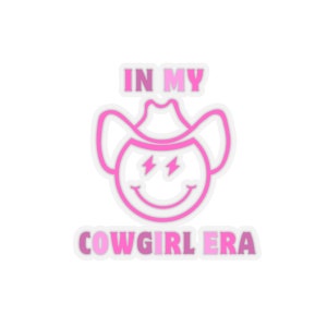 In mijn Cowboy-tijdperk sticker | Landsticker | Westerse sticker | Landstickers