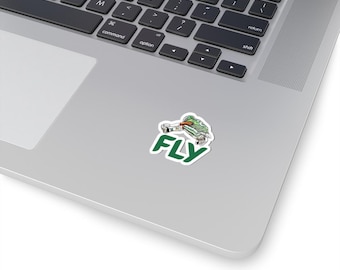 Emory University Eagles Name & Logo Vinyl Decal Sticker - 8 Inch, For Laptop, Car, Water Bottle - View #3