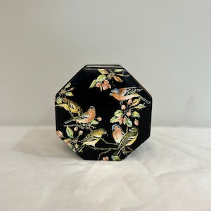 Vintage Octogon Bird Tin