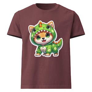 Dino Shiba Unisex oversized t-shirt