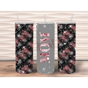 Best Mom Ever 20 oz Tumbler Wrap, Diamond Mom Tumbler, Background