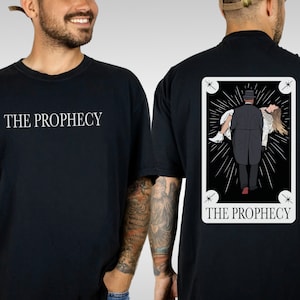 T-shirt profetie - comfortkleuren - V3, tarotkaart, liefde, muziekliefhebber, cadeau voor haar, vriendin, cadeau voor dochter