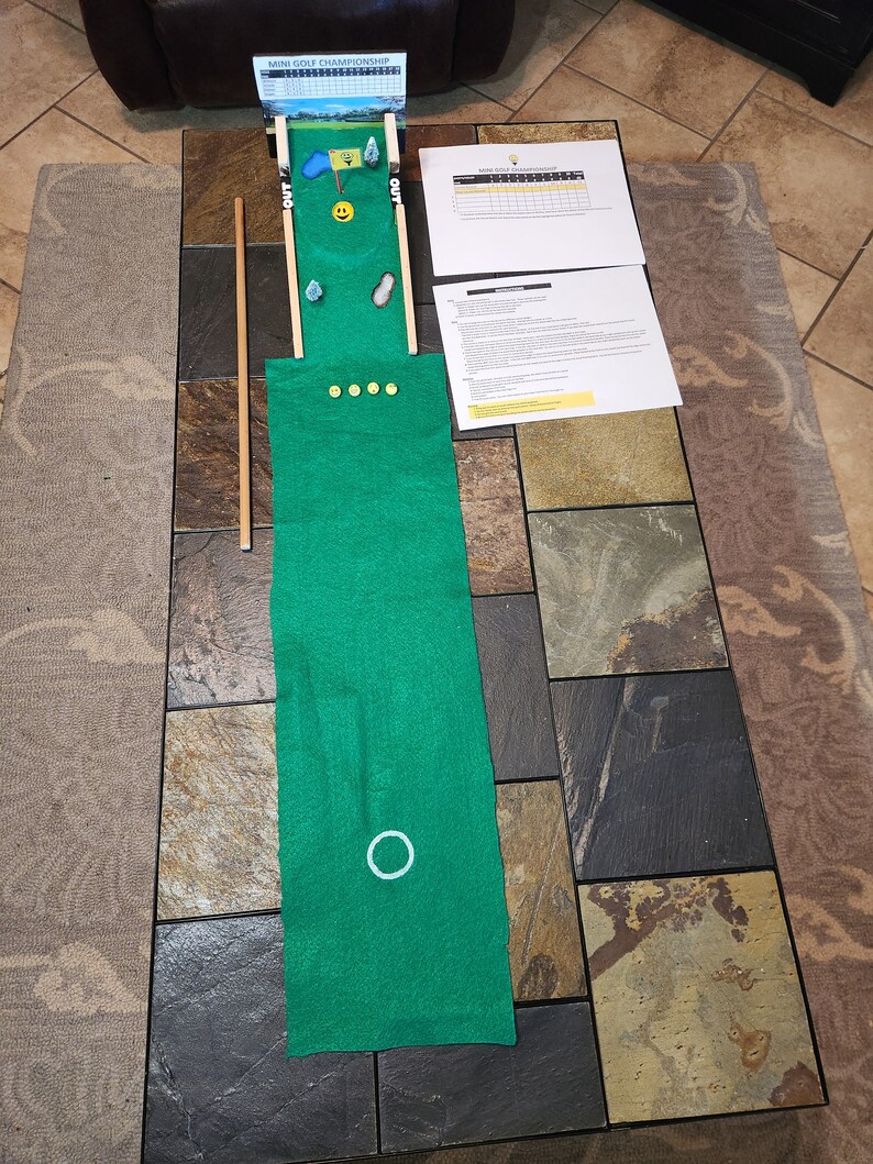 Mini Golf Rails Cornhole Miniature Golf Putt Putt Game - Etsy