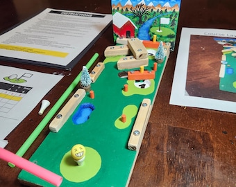 Mini Miniature Masters Gift Golf Putting Desktop Game