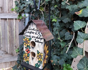 Mother's Day Gift Rustic Birdhouse