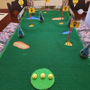 Miniature Golf Putting Family Game