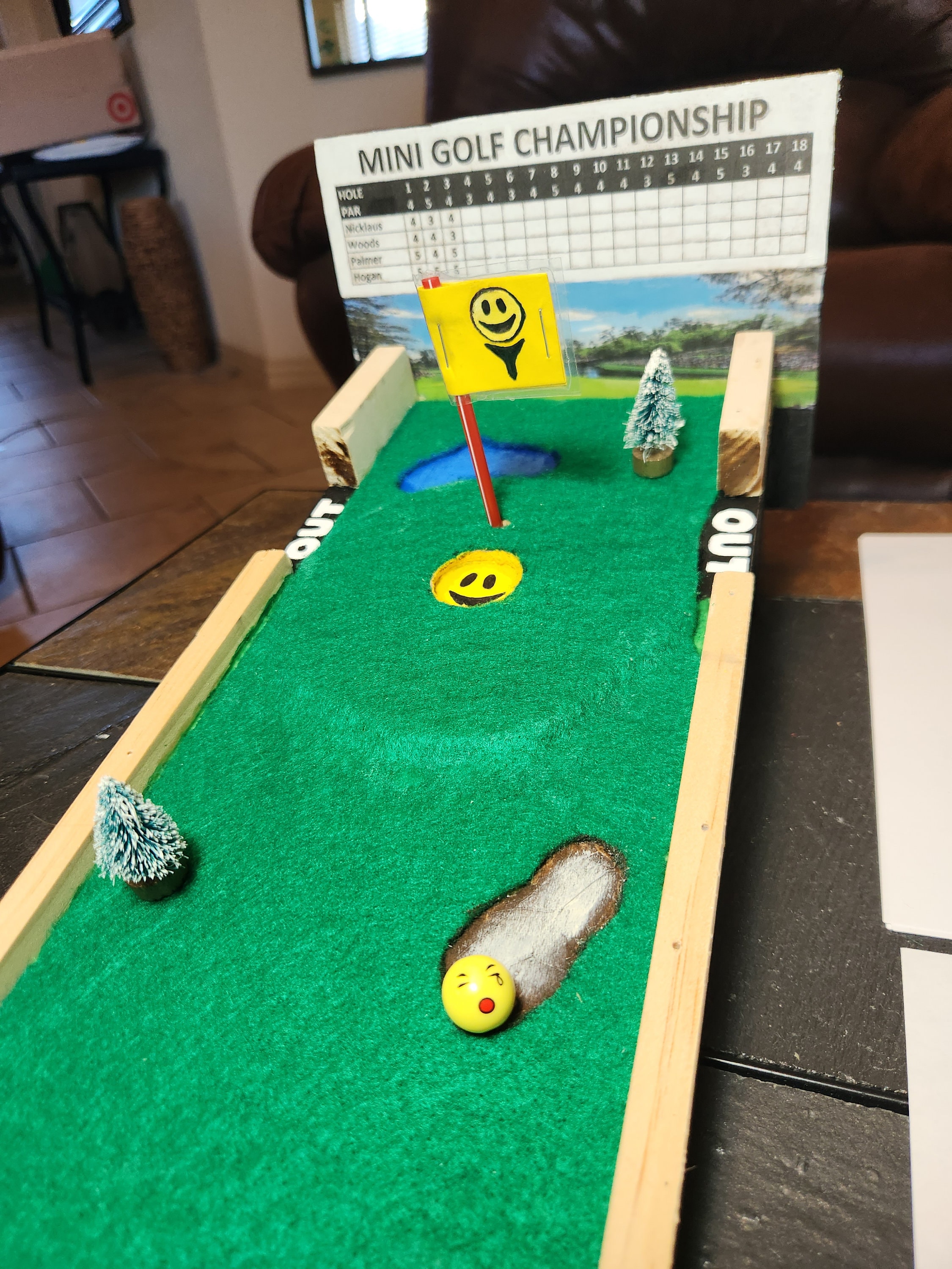 Mini Putt Raffle Cornhole Miniature Golf Putt Putt Game - Etsy