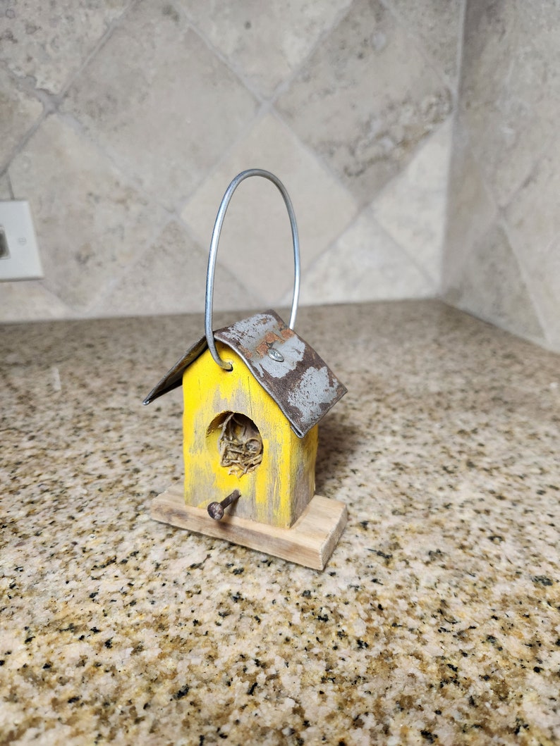 Miniature Rustic Birdcage