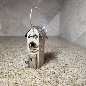 Rustic Church Birdhouse