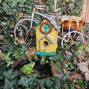 Rustic Gothic Church Birdhouse