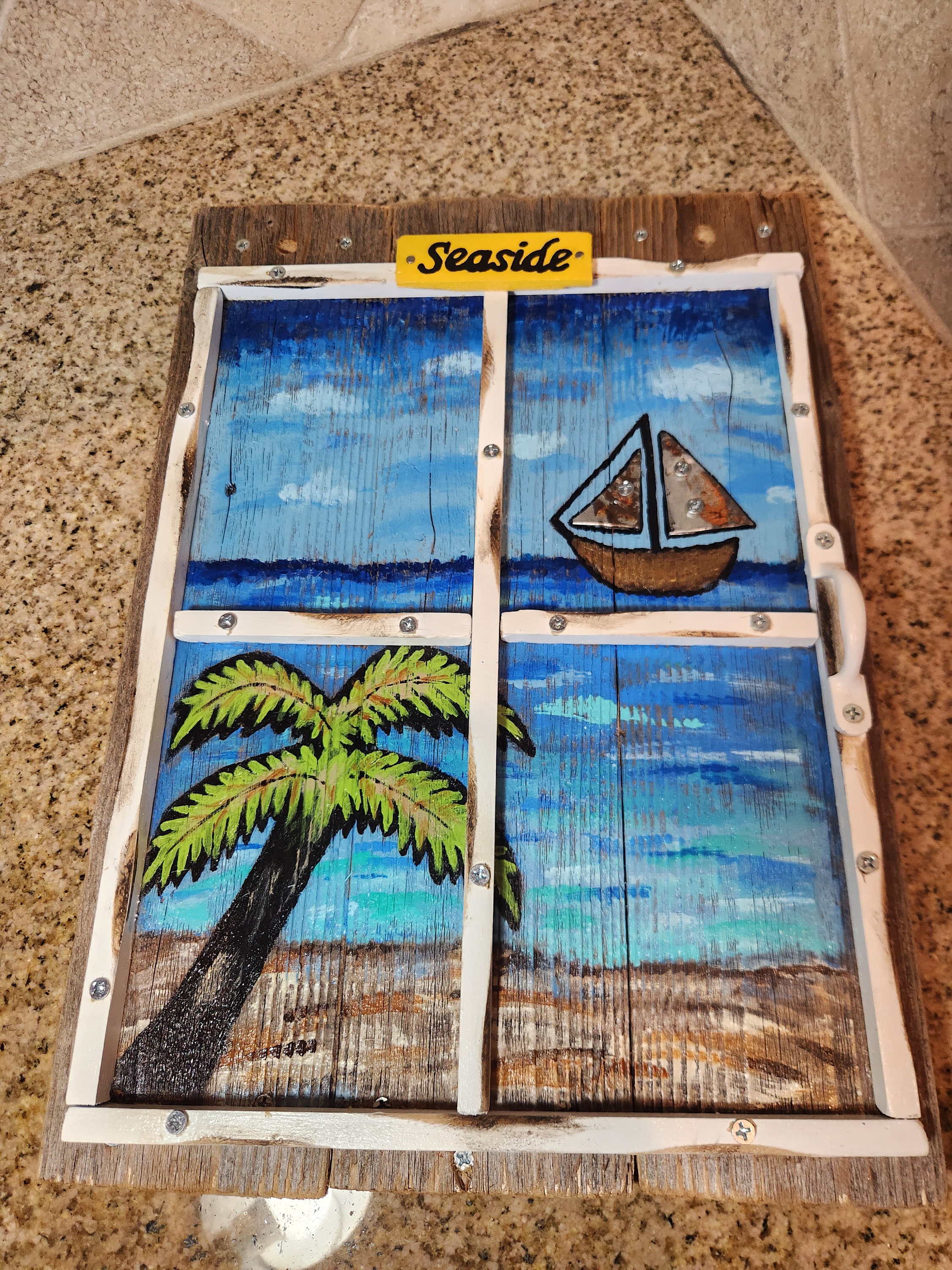 Ocean Beach Window Wall Decor - Etsy