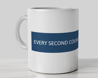 Every Second Counts, The Bear tv show, every second counts mug, coffee mug, the bear coffee mug, gift for chef, 11 oz, 15 oz