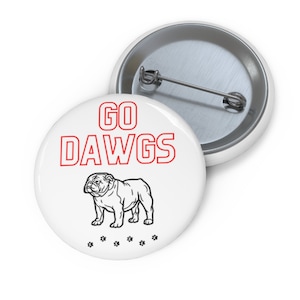 UGA Button National Champions, Georgia Bulldogs, Pin Sorority Merch Athens Gameday Accessory, Football Tailgate Outfit Alumni Gift, Mini