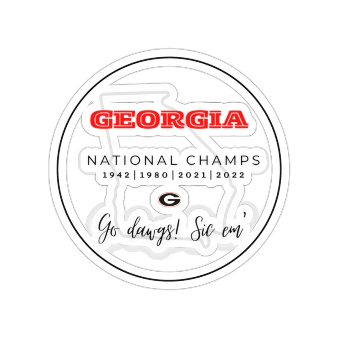 Bulldogs National Champions, Go Dawgs, National Champs, Dawg