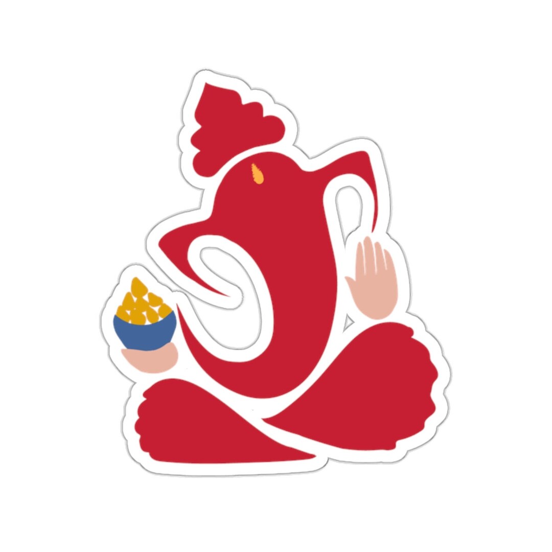 Ganesha Sticker Hindu Diwali Ganpati Sticker Ganesh Etsy