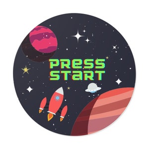 Outer Space Sticker, Water Resistant, Stickers for Water Bottle, Space Sticker, Moon and Stars Stickers, Planets and Solar System