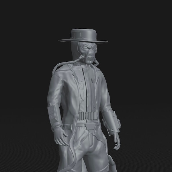 Alien Bounty Hunter 1/6 scale model -Printable file