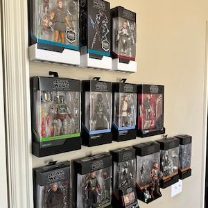 Black Series and collectable wall hangers/shelves - 3D printable files