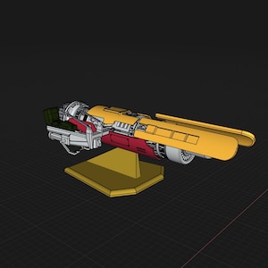 CV Speeder scaled for figure - 3D printable file