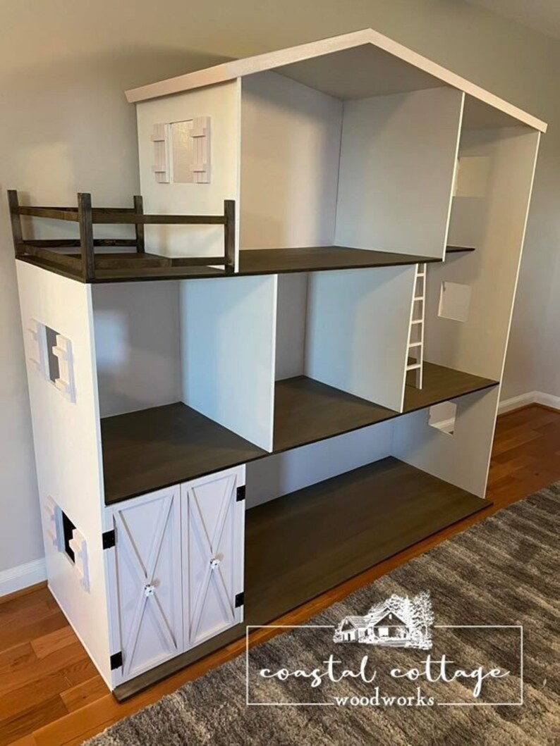 Huge Handmade Doll House for American Girl or 18 Dolls Etsy