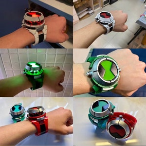 Ben 10 Omnitrix Watches Real Ben10 Watch Spin Bounce Snap 