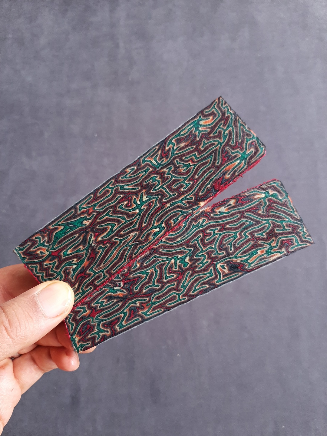 Micarta Knife Scales 9mm 0.35 Inch Knife Handle Paracord Etsy