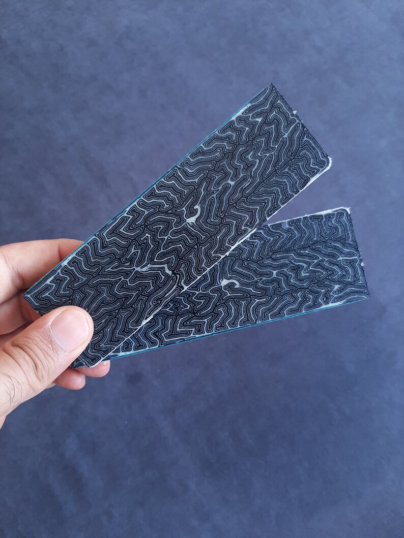 Damacarta Micarta Knife Scales 5mm 3/16 Inch Knife Handle Folding Knife