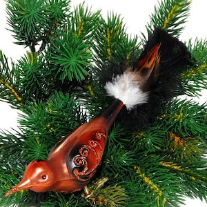 Bird Copper Bird Inge-Glas Christmas tree decoration