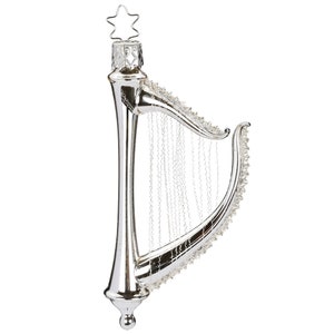 Harp 11.5 cm Inge-Glas® Manufactory Nostalgia Christmas Decoration