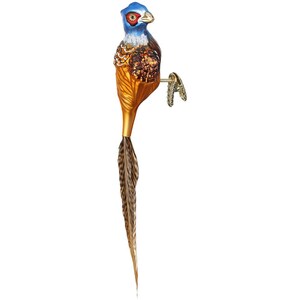 Pheasant, bird 12 cm Inge-Glas Christmas decoration