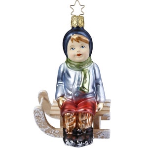 Small Rest 10.5 cm Inge-Glas® Manufactory Christmas tree decoration