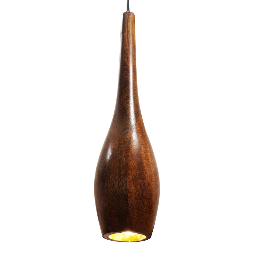 Buy Wood Hanging Night Lamp: Rustic Home Decor Online in India - Etsy