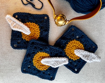 Golden Snitch Granny Square Pattern