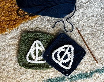 Deathly Hallows Granny Square Pattern