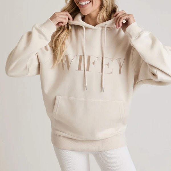 wifey hoodie wife just married personalised hoodie