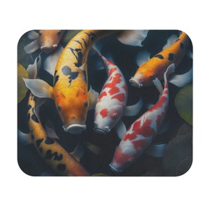 Koi Fish Mouse Pad 
