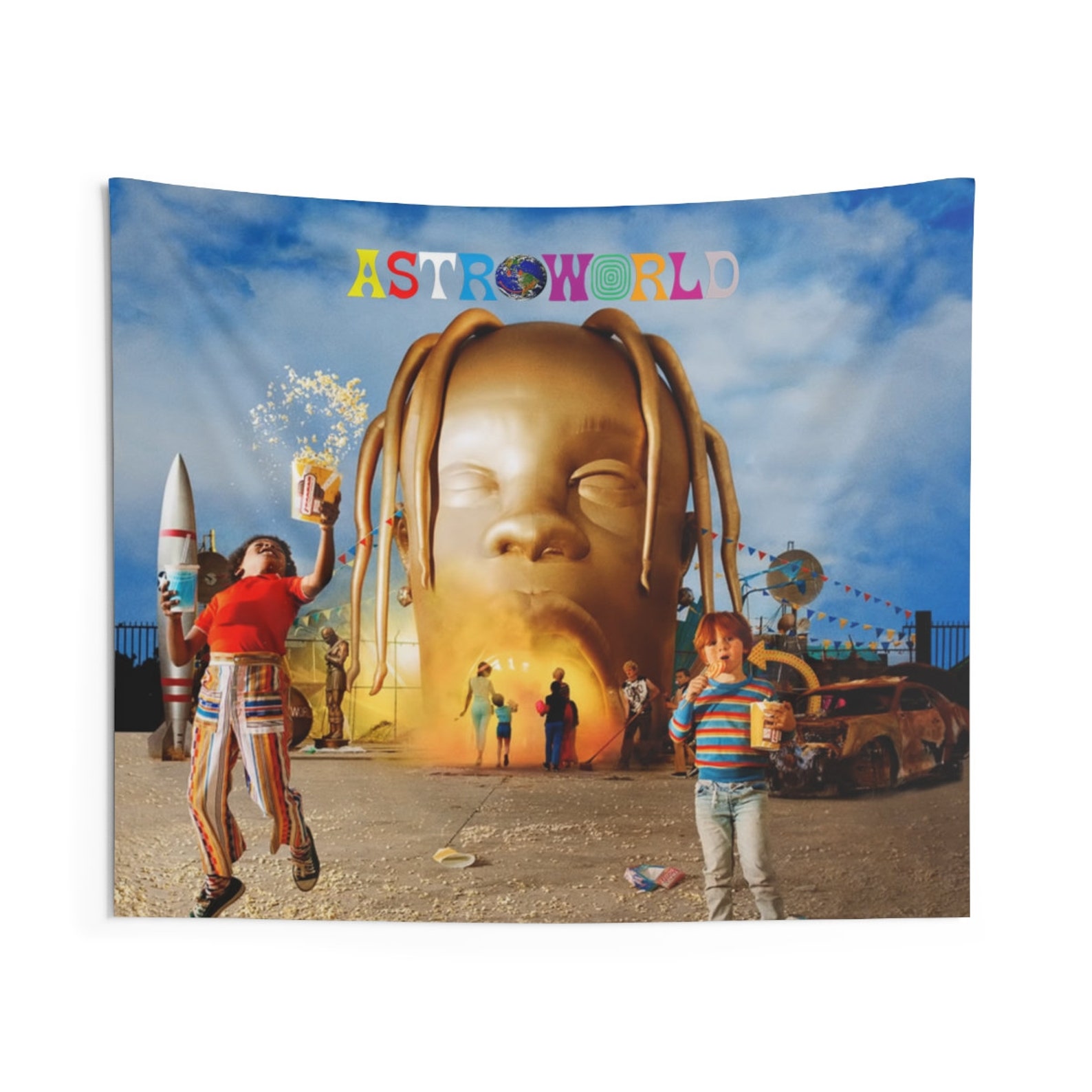 Look Mom I Astroworld Tapestry Amazon Astroworld White Travis