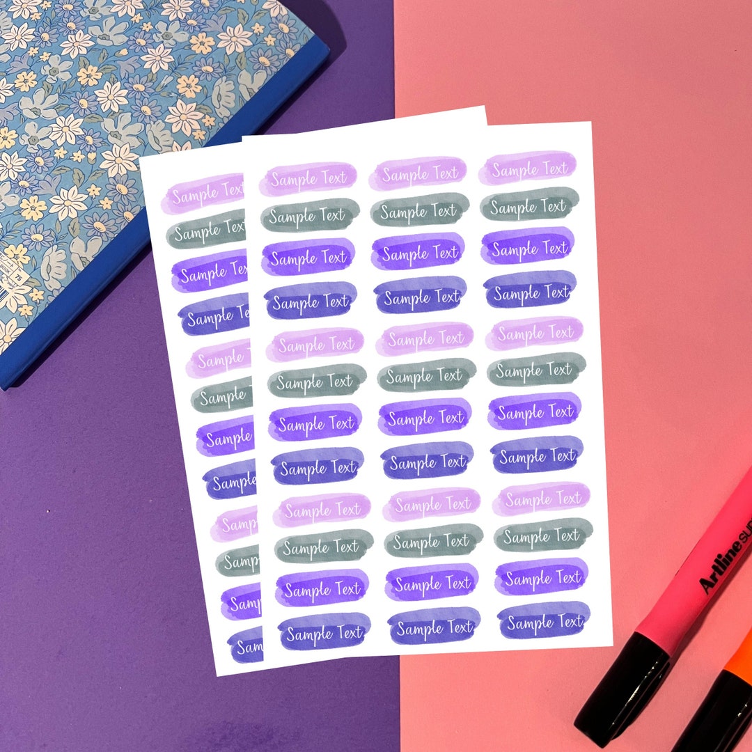 Custom Planner Sticker Personalized Blank Planner Stickers Etsy