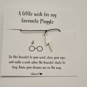 Muggle Wish Bracelet Etsy UK