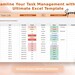 Streamline Your Task Management With the Ultimate Excel Template - Etsy