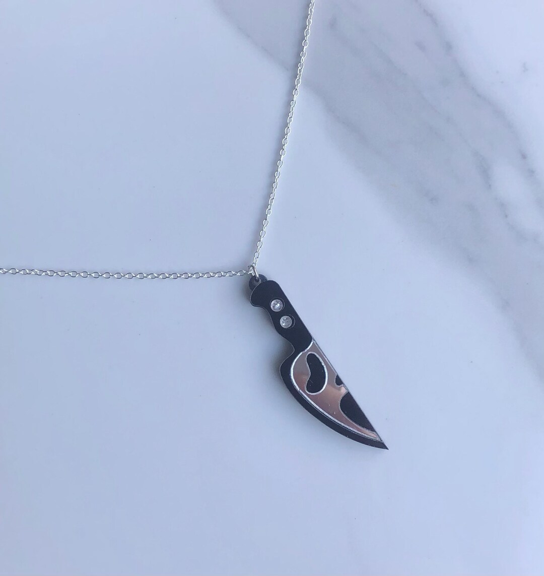 Ghostface Necklace Horror Jewellery Etsy