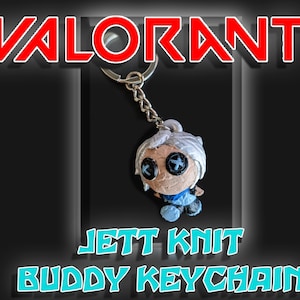 VALORANT Jett Knit Buddy Schlüsselanhänger | 3D Druck