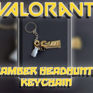 VALORANT Chamber Headhunter Schlüsselanhänger | 3D Druck