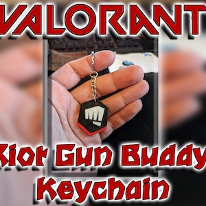 VALORANT Riot Fist Bump Buddy Schlüsselanhänger | 3D Druck