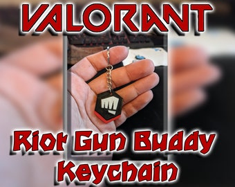 VALORANT Riot Fist Bump Buddy Schlüsselanhänger | 3D Druck