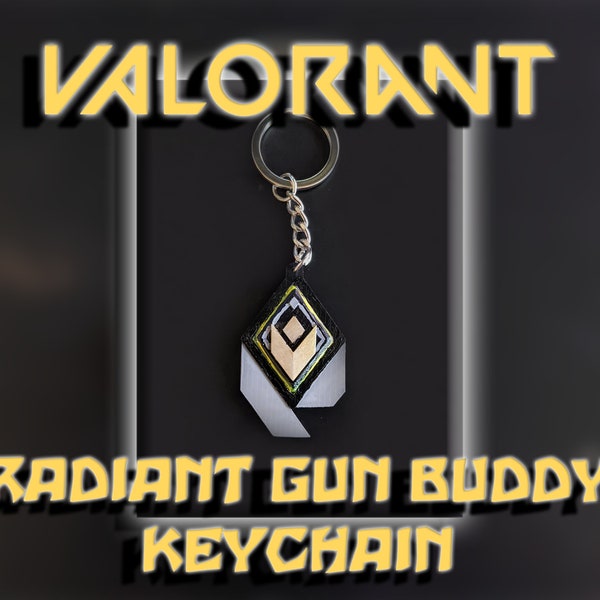 VALORANT Radiant Rank Buddy Keychain | 3D Print