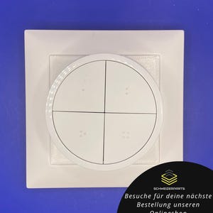 Philips Hue Tap Dial Switch Halterung für CH Feller EDIZIOdue 1er Blindabdeckungen