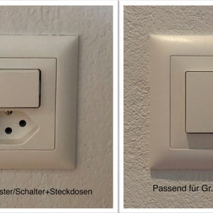 Philips Hue Schalter Halterung mit Feller EDIZIOdue 3er Rahmen Version 1 Eckig, ohne Hue Logo Bild 8