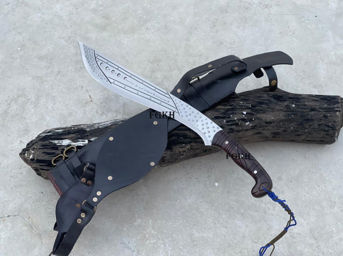 Handmade Survival Eli Kukri Knife Book of Eli Machete Buy Etsy